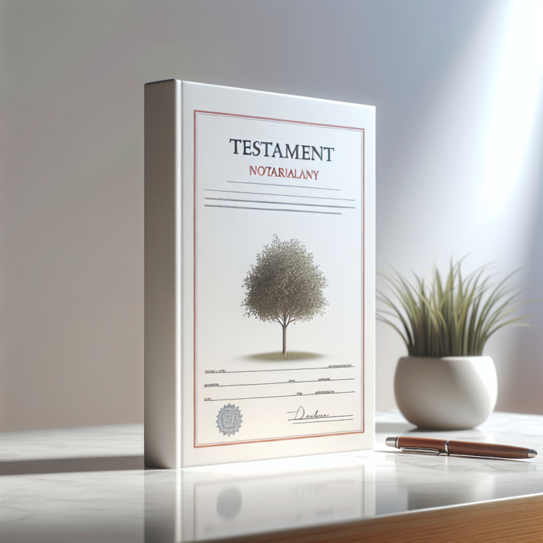 Testament notarialny a dziedziczenie – jakie ma znaczenie prawne?