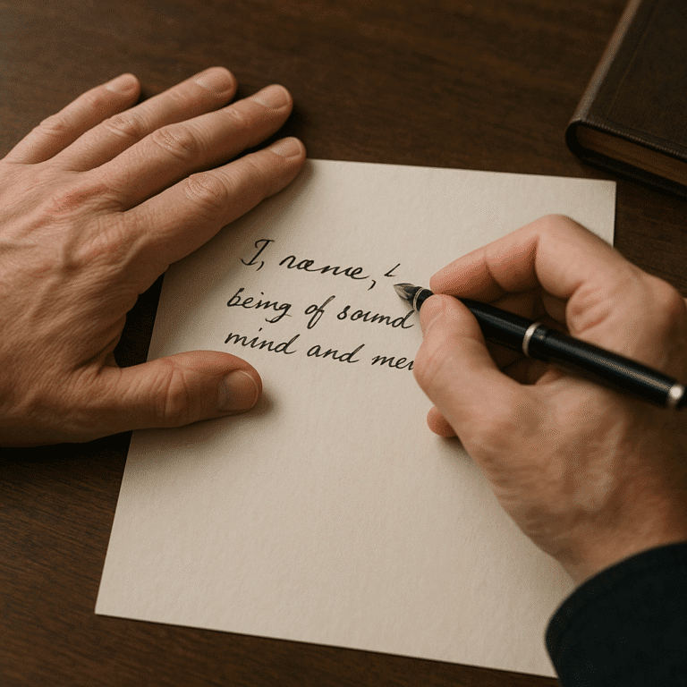 Jak napisać prosty testament własnoręczny