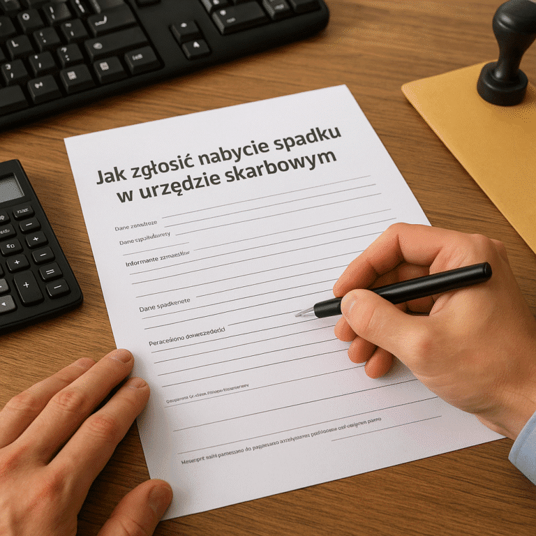 Jak zgłosić nabycie spadku w urzędzie skarbowym