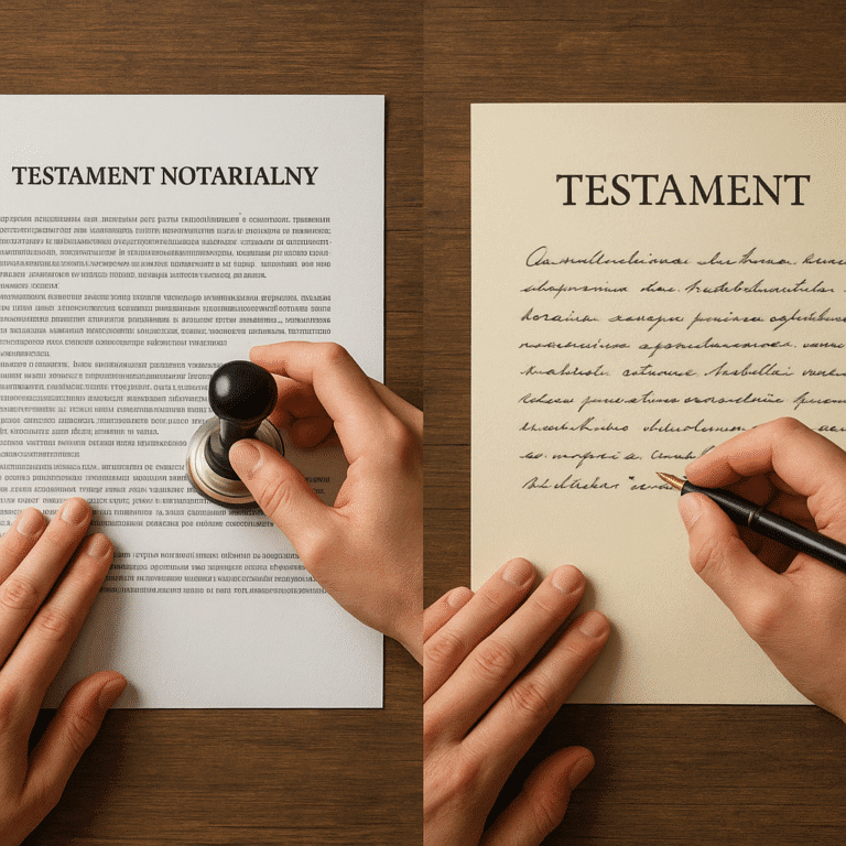 Jakie są różnice między testamentem notarialnym a własnoręcznym