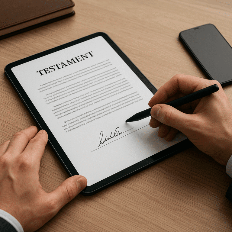 Jak działa testament elektroniczny — czy jest ważny w Polsce