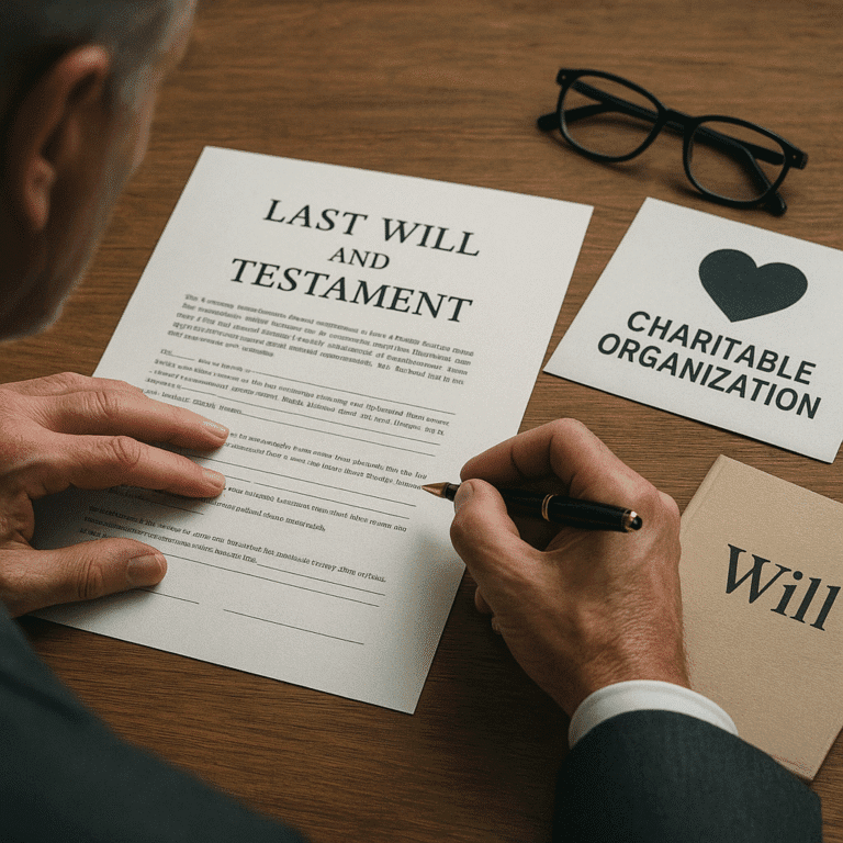 Jak przygotować testament z zapisem dla organizacji charytatywnej
