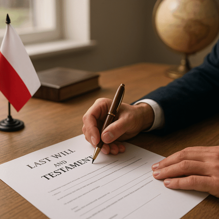 Jak sporządzić testament za granicą mając obywatelstwo polskie