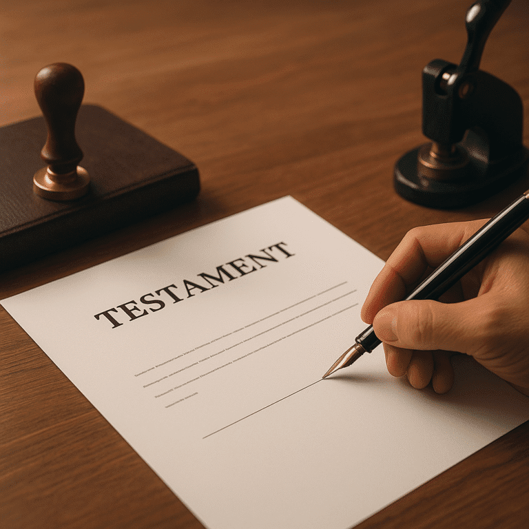 Jak napisać testament w formie aktu notarialnego